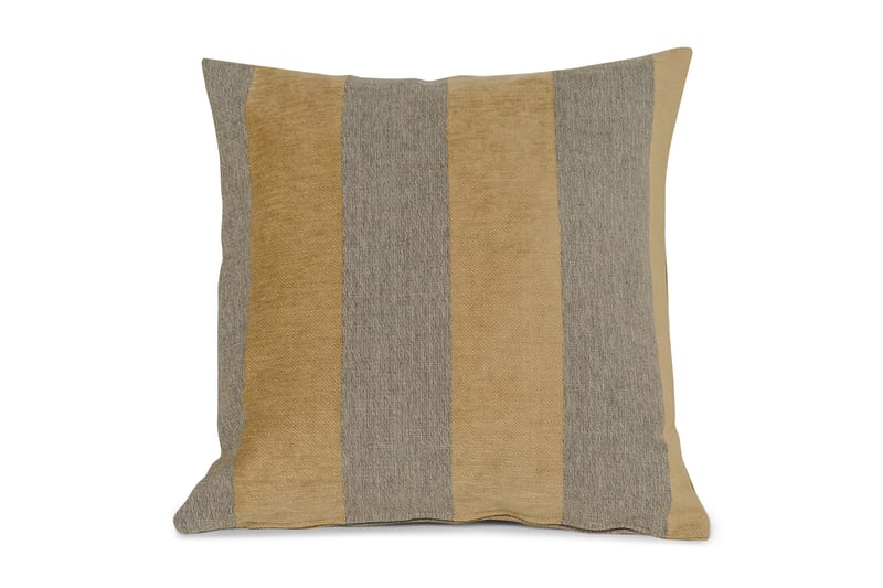 Putevar 45x45 cm: Soft stripete ockra - Soft stripete ockra - Putetrekk