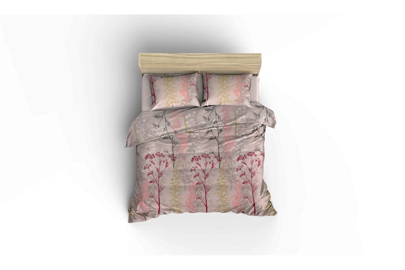 Sengeteppe Eponj Home Dobbelt 200x235 cm - Beige|Rød|Rosa|Grønn - Tekstiler & tepper - Sengetøy