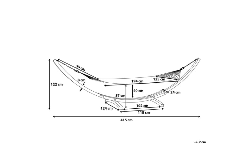 Hengekøye Treviso - Tre | Natur - Tekstiler & tepper - Teppe & matte