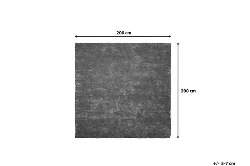 Matte Demre 200x200 cm - Mørkegrå - Tekstiler & tepper - Teppe & matte