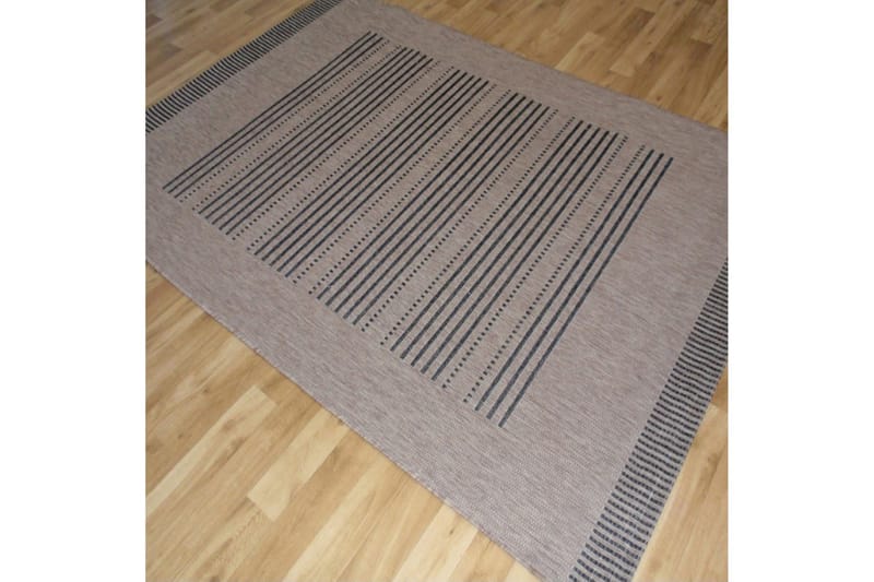 Matte Sisal 200x290 cm - Svart/Beige - Tekstiler & tepper - Teppe & matte