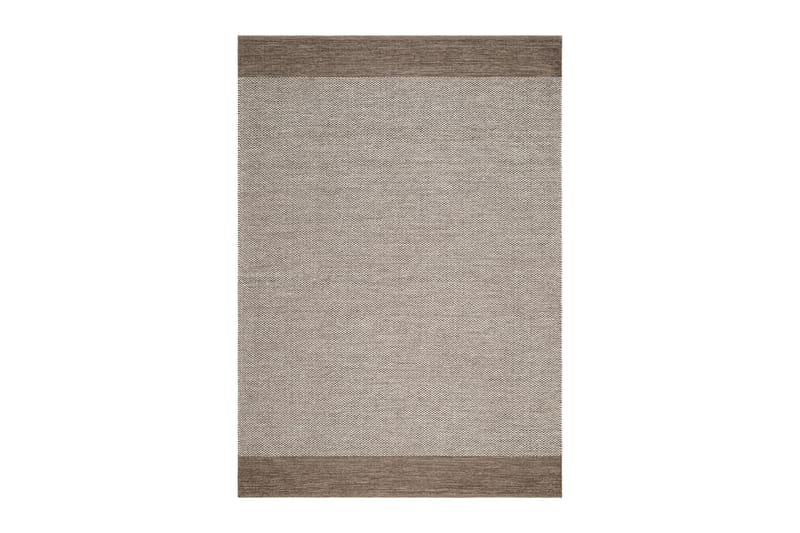 Alva Bomullsteppe 160x230 cm Rektangulær - Mørkbeige - Tekstiler & tepper - Teppe & matte - Moderne matte - Bomullsmatter