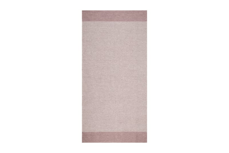 Alva Bomullsteppe 75x220 cm Oval - Rosa - Tekstiler & tepper - Teppe & matte - Moderne matte - Bomullsmatter