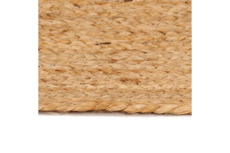 beBasic Teppe flettet jute 240 cm rund - Beige - Tekstiler & tepper - Teppe & matte - Moderne matte - Sisaltepper