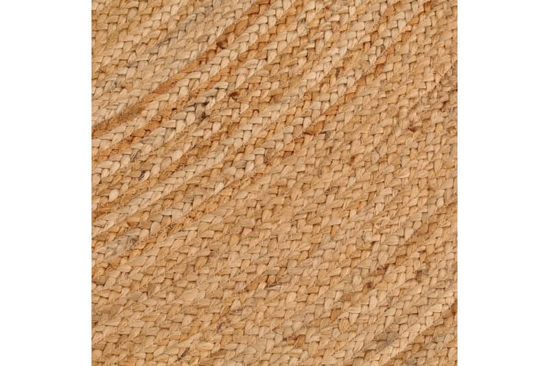 beBasic Teppe flettet jute 240 cm rund - Beige - Tekstiler & tepper - Teppe & matte - Moderne matte - Sisaltepper