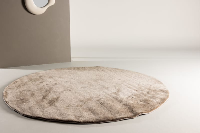 Blanca Wiltonteppe 200x200 cm - Beige - Tekstiler & tepper - Teppe & matte - Moderne matte - Friezematte