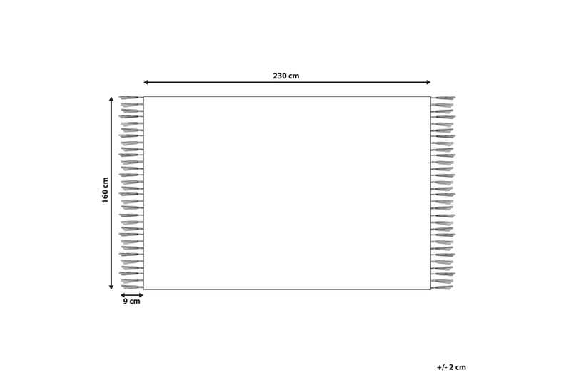 Bomullsteppe Aksaray 160x230 cm - Beige - Tekstiler & tepper - Teppe & matte - Moderne matte - Bomullsmatter