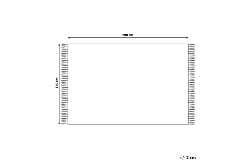 Bomullsteppe Aparan 140x200 cm - Beige - Tekstiler & tepper - Teppe & matte - Moderne matte - Bomullsmatter