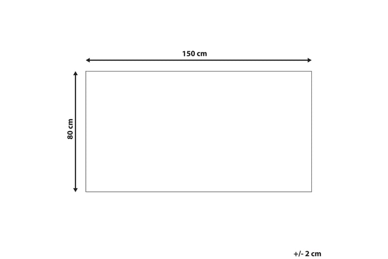 Bomullsteppe Dispur 80x150 cm - Beige - Tekstiler & tepper - Teppe & matte - Moderne matte - Bomullsmatter