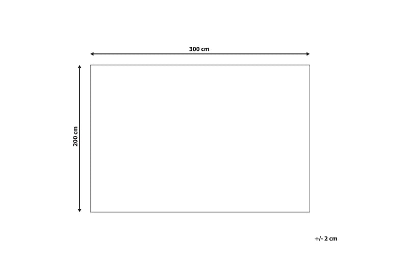 Bomullsteppe Gavar 200x300 cm - Oransje - Bomullsmatter