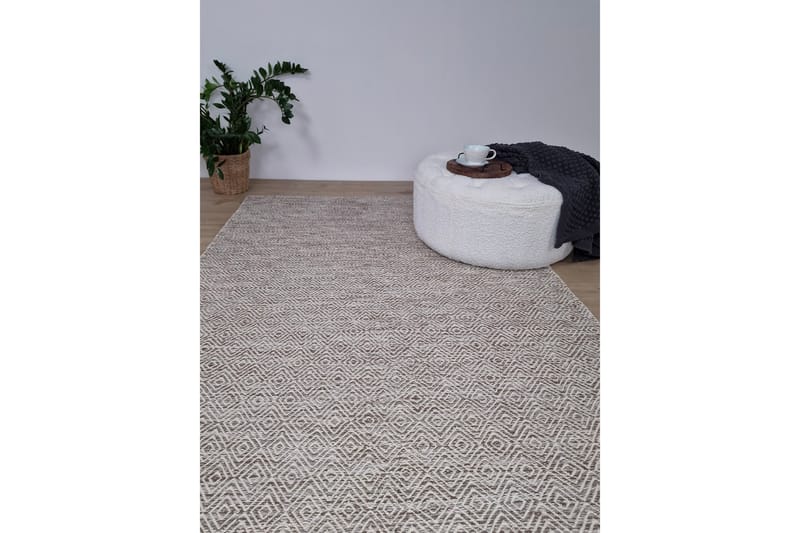 Gåsöga Ullteppe 160x230 cm Rektangulær - Beige - Tekstiler & tepper - Teppe & matte - Moderne matte - Ullteppe