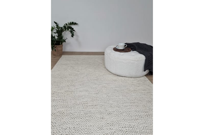 Gåsöga Ullteppe 160x230 cm Rektangulær - Beige - Tekstiler & tepper - Teppe & matte - Moderne matte - Ullteppe