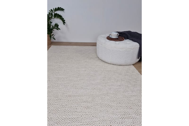 Gåsöga Ullteppe 160x230 cm Rektangulær - Beige - Tekstiler & tepper - Teppe & matte - Moderne matte - Ullteppe