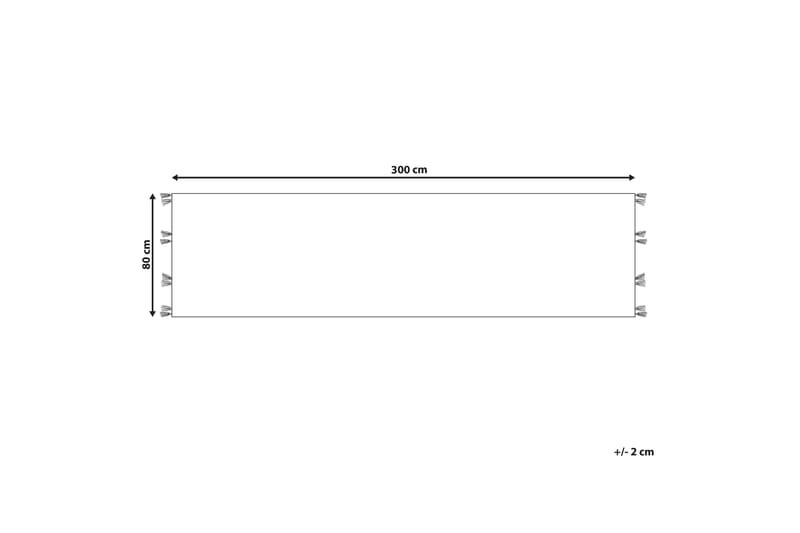 Gangmatte Mrgashat 80x300 cm - Blå - Tekstiler & tepper - Teppe & matte - Moderne matte - Ullteppe