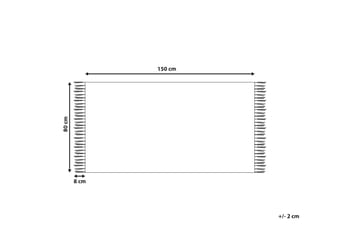 Juteteppe Abana 80x150 cm - Beige - Tekstiler & tepper - Teppe & matte - Moderne matte - Jutematter & hampematter