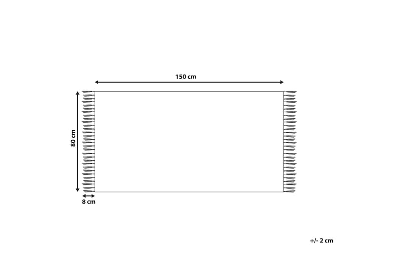 Juteteppe Abana 80x150 cm - Beige - Tekstiler & tepper - Teppe & matte - Moderne matte - Jutematter & hampematter