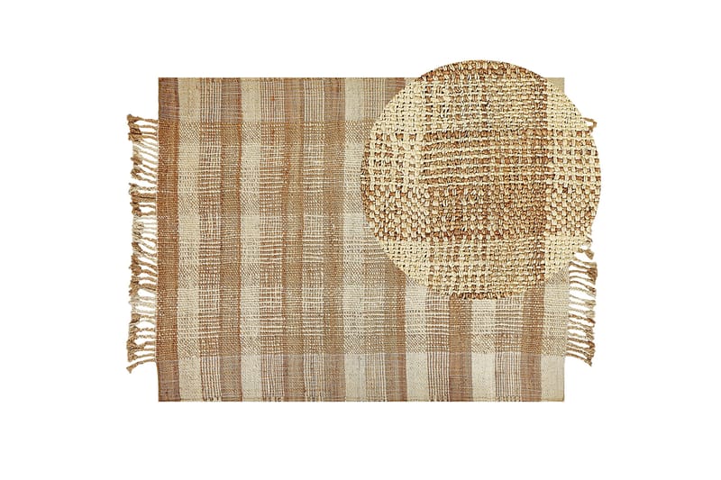 Juteteppe Berissa 160x230 cm - Beige - Jutematter & hampematter - Sisaltepper