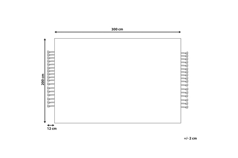 Juteteppe Dedemli 200x300 cm - Beige - Jutematter & hampematter - Sisaltepper