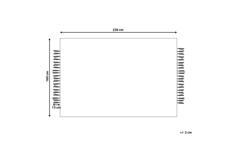 Juteteppe Karkin 160x230 cm - Beige - Tekstiler & tepper - Teppe & matte - Moderne matte - Jutematter & hampematter