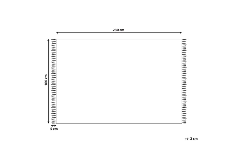 Juteteppe Mirza 160x230 cm - Beige - Tekstiler & tepper - Teppe & matte - Moderne matte - Jutematter & hampematter