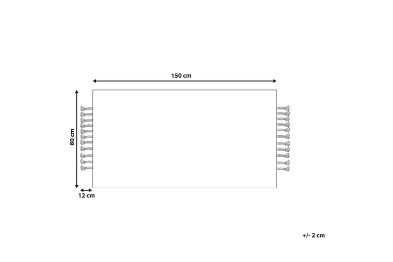 Juteteppe Ortaoba 80x150 cm - Beige - Tekstiler & tepper - Teppe & matte - Moderne matte - Jutematter & hampematter