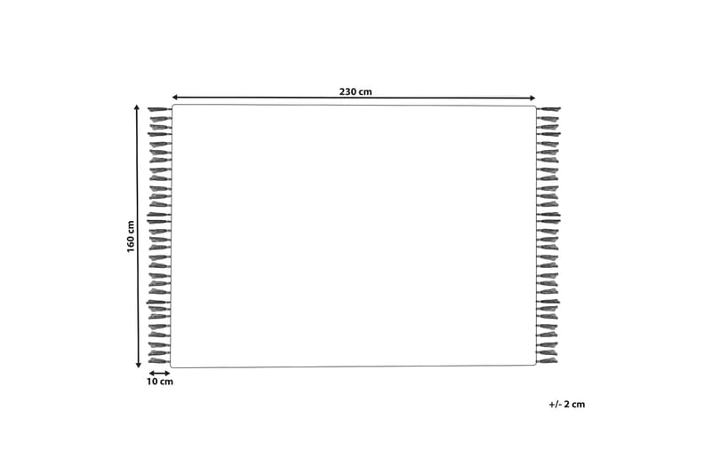 Juteteppe Terkos 160x230 cm - Beige - Tekstiler & tepper - Teppe & matte - Moderne matte - Jutematter & hampematter