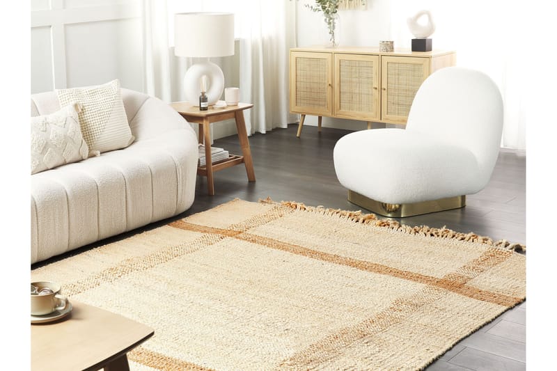 Juteteppe Yelmez 160x230 cm - Beige - Jutematter & hampematter - Sisaltepper