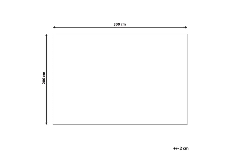 Juteteppe Ziarat 200x300 cm - Beige - Tekstiler & tepper - Teppe & matte - Moderne matte - Jutematter & hampematter