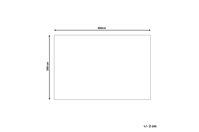 Juteteppe Ziarat 300x400 cm - Beige - Tekstiler & tepper - Teppe & matte - Moderne matte - Jutematter & hampematter