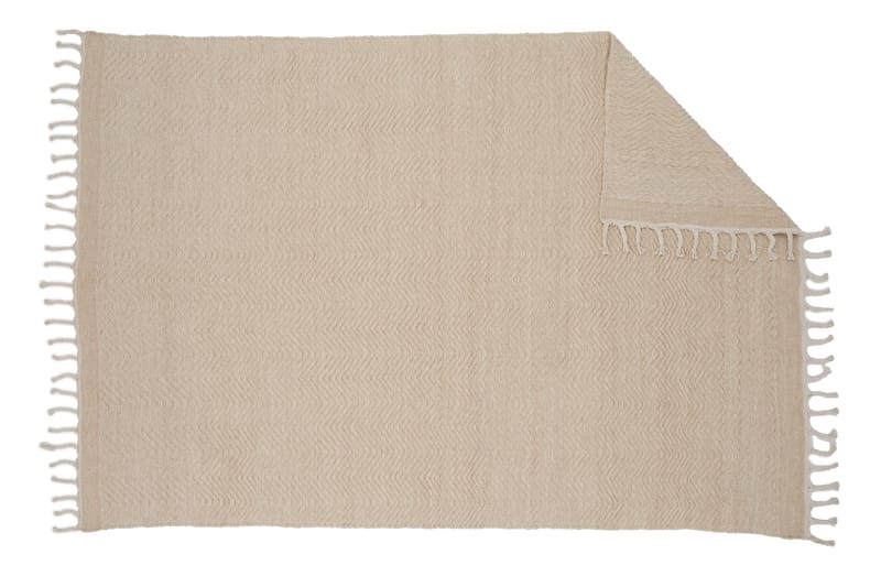 Loke Ullteppe 160x230 cm Rektangulær - Beige - Tekstiler & tepper - Teppe & matte - Moderne matte - Ullteppe