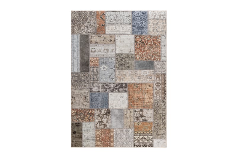 Patchwork Wiltonteppe 160x230 cm - Flerfarget - Tekstiler & tepper - Teppe & matte - Moderne matte - Friezematte