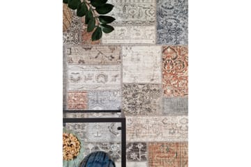 Patchwork Wiltonteppe 200x290 cm - Flerfarget - Tekstiler & tepper - Teppe & matte - Moderne matte - Friezematte