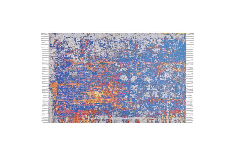 Ryeteppe Acarlar 150x230 cm - Blå - Små tepper - Mønstrede tepper - Ryetepper - Store tepper