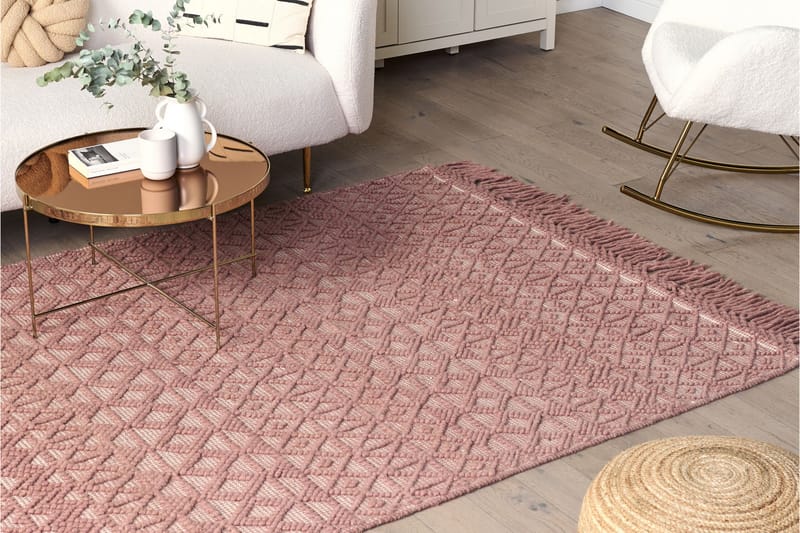 Ryeteppe Alucra 160x230 cm - Rosa - Ryetepper