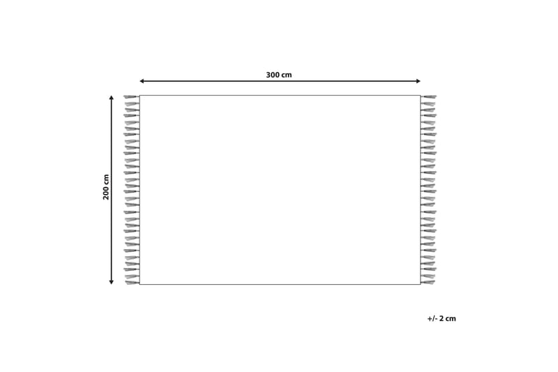 Ryeteppe Alucra 200x300 cm - Beige - Tekstiler & tepper - Teppe & matte - Moderne matte - Ryetepper