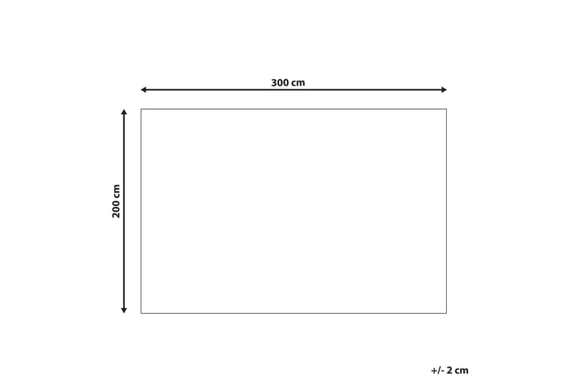 Ryeteppe Binnisz 200x300 cm - Rød - Tekstiler & tepper - Teppe & matte - Moderne matte - Ryetepper