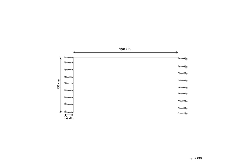 Ryeteppe Corum 80x150 cm - Beige - Tekstiler & tepper - Teppe & matte - Moderne matte - Ryetepper