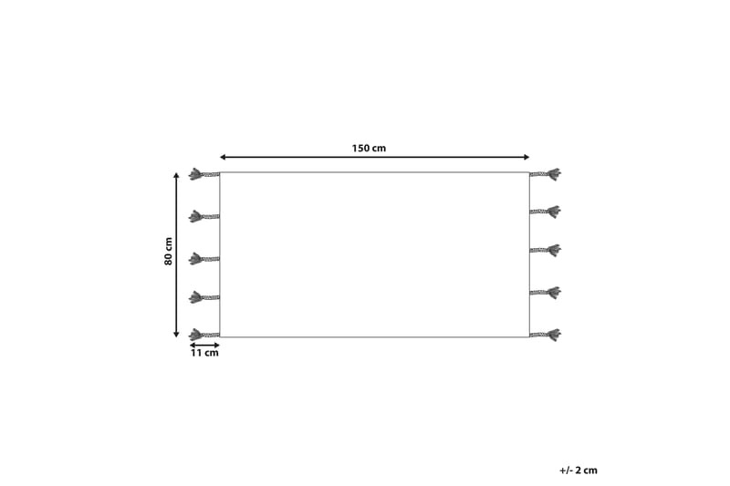 Ryeteppe Duzce 80x150 cm - Beige - Tekstiler & tepper - Teppe & matte - Moderne matte - Ryetepper