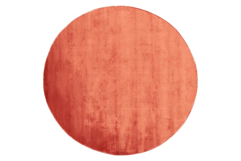 Ryeteppe GesiIi 140 cm Rund - Oransje - Små tepper - Mønstrede tepper - Ryetepper - Store tepper