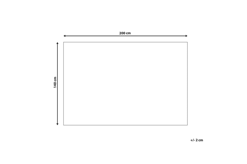 Ryeteppe GesiIi 140x200 cm - Beige - Tekstiler & tepper - Teppe & matte - Moderne matte - Ryetepper