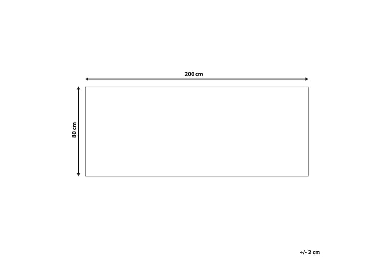 Ryeteppe Midalam 80x200 cm - Blå - Tekstiler & tepper - Teppe & matte - Moderne matte - Ryetepper