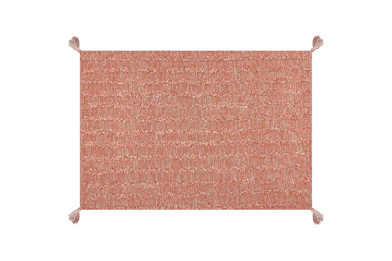 Ryeteppe Mugla 160x230 cm - Oransje - Små tepper - Mønstrede tepper - Ryetepper - Store tepper