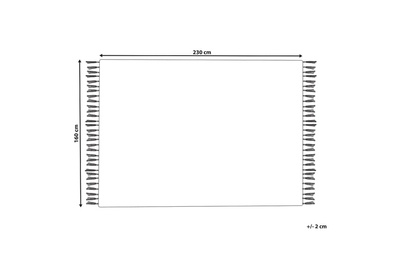 Ryeteppe Niksar 160x230 cm - Beige - Tekstiler & tepper - Teppe & matte - Moderne matte - Ryetepper