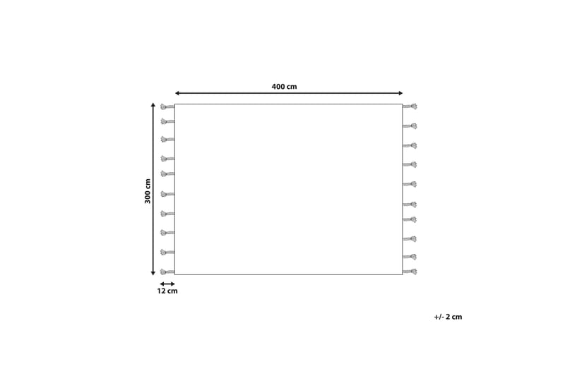 Ryeteppe Zeynak 300x400 cm - Beige - Ryetepper