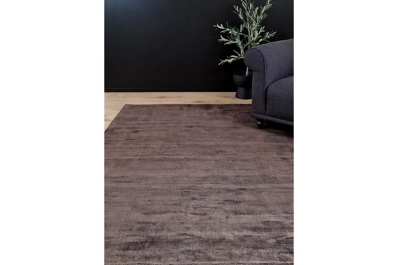 Tribeca Viskoseteppe 160x230 cm - Sjokolade - Tekstiler & tepper - Teppe & matte - Moderne matte - Viskosematter