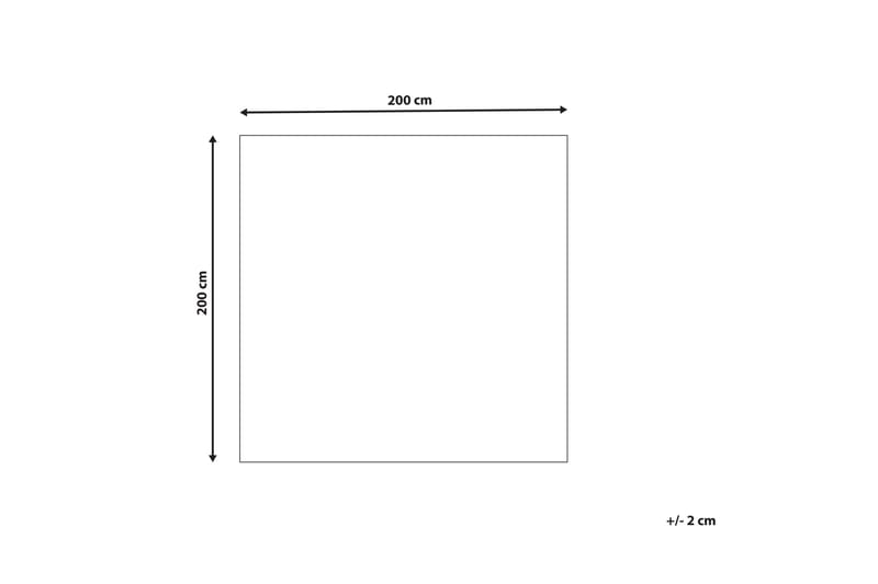 Ullteppe Adilcevaz 200x200 cm - Oransje - Ullteppe