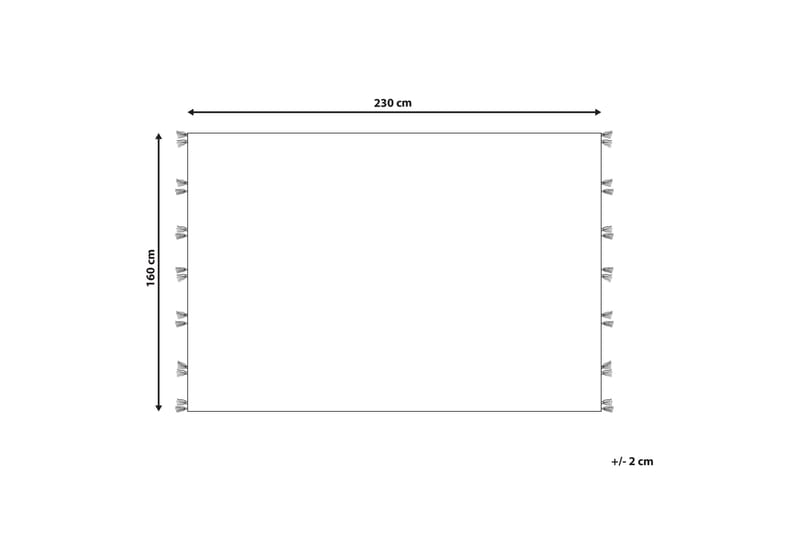 Ullteppe Arzakan 160x230 cm - Rød - Tekstiler & tepper - Teppe & matte - Moderne matte - Ullteppe