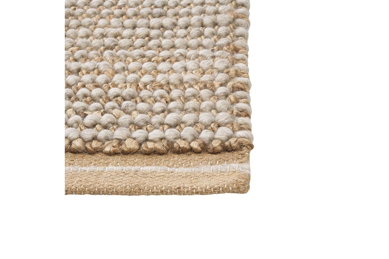 Ullteppe Banoo 140x200 cm - Beige - Ullteppe