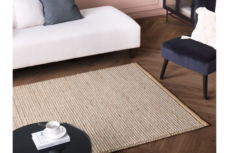 Ullteppe Banoo 140x200 cm - Beige - Ullteppe