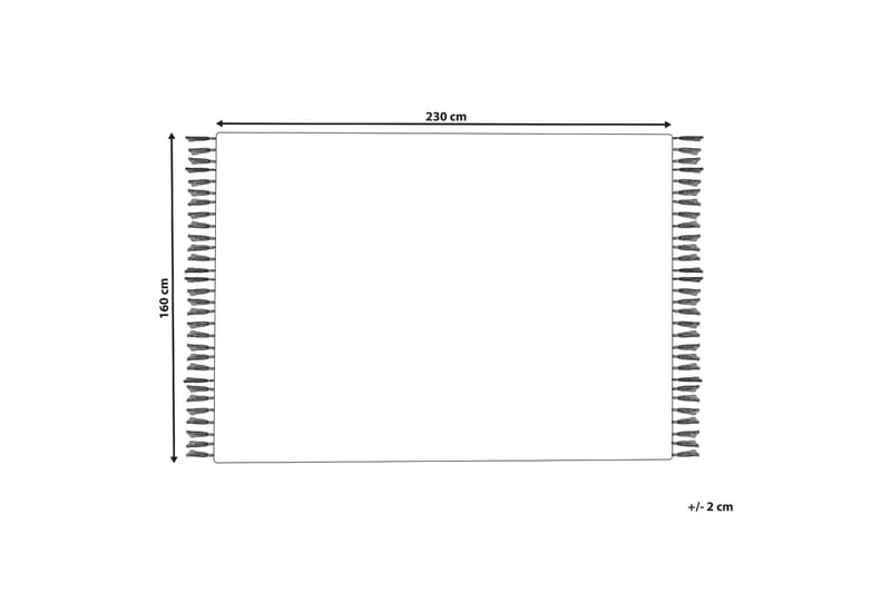 Ullteppe Darende 160x230 cm - Beige - Tekstiler & tepper - Teppe & matte - Moderne matte - Ullteppe